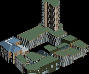 city planning Street office design 025