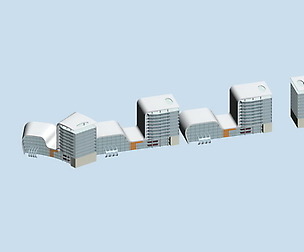 city planning Street office design 032