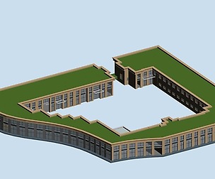 city planning Street office design 092