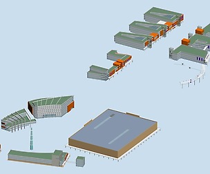 city planning Street office design 093