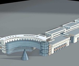 city planning Street office design 094