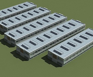city planning Street office design 096