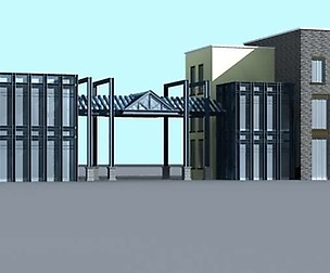 city planning Street office design 097