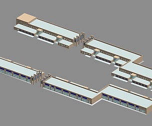 city planning Street office design 099