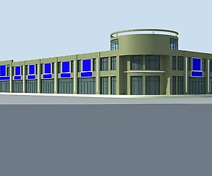 city planning Street office design 105