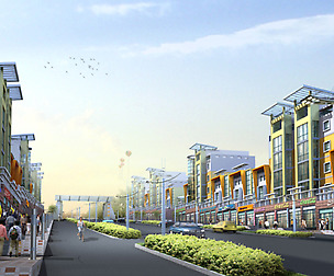 city planning Street office design 199