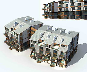 City Residential Garden villa office design  005