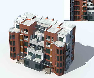 City Residential Garden villa office design  007