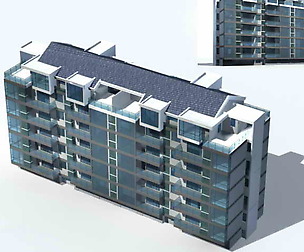 City Residential Garden villa office design  011