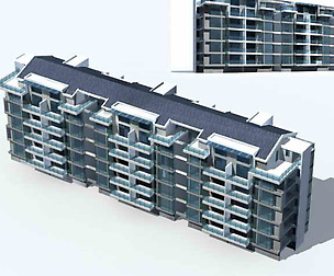 City Residential Garden villa office design  013