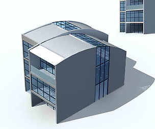 City Residential Garden villa office design  020