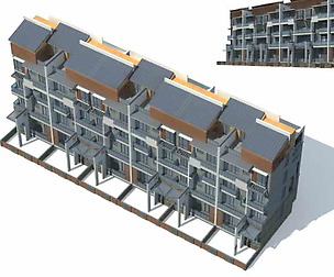 City Residential Garden villa office design  035