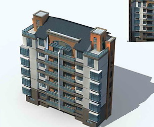City Residential Garden villa office design  048
