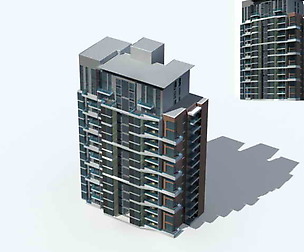 City Residential Garden villa office design  049
