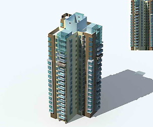 City Residential Garden villa office design  051