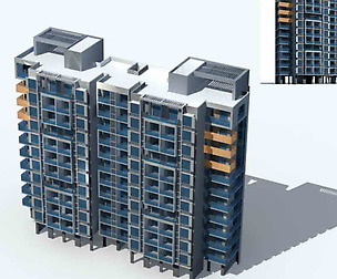 City Residential Garden villa office design  052