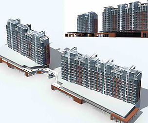 City Residential Garden villa office design  057
