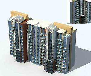 City Residential Garden villa office design  058