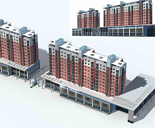 City Residential Garden villa office design  061