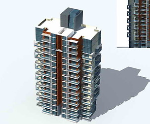 City Residential Garden villa office design  063
