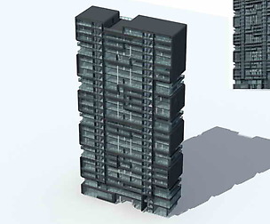 City Residential Garden villa office design  080