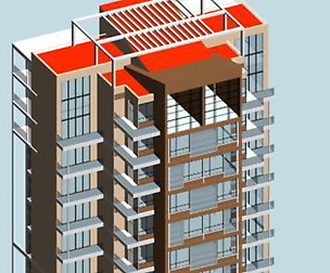 City Residential Garden villa office design  087