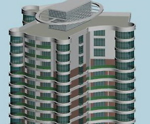 City Residential Garden villa office design  090