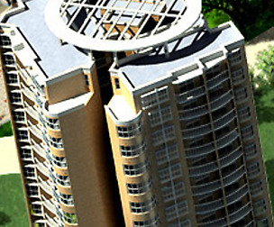 City Residential Garden villa office design  094