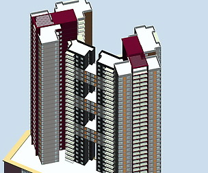 City Residential Garden villa office design  100