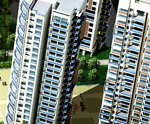 City Residential Garden villa office design  105