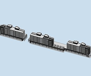 City Residential Garden villa office design  116