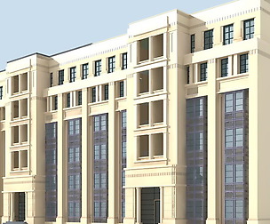 City Residential Garden villa office design  120