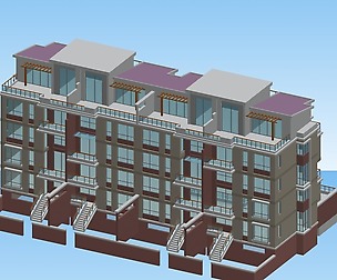 City Residential Garden villa office design  121