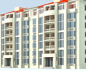 City Residential Garden villa office design  125