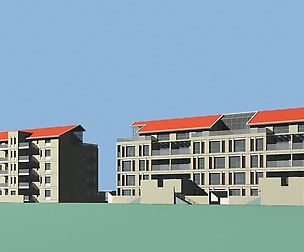 City Residential Garden villa office design  131