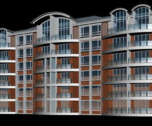 City Residential Garden villa office design  132