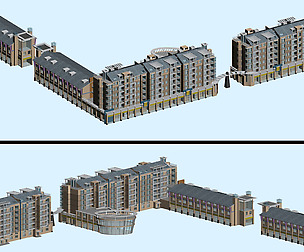 City Residential Garden villa office design  135