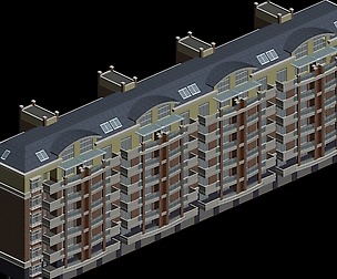 City Residential Garden villa office design  140