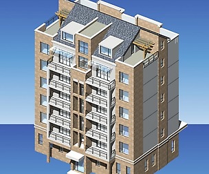 City Residential Garden villa office design  142