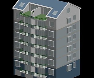City Residential Garden villa office design  153