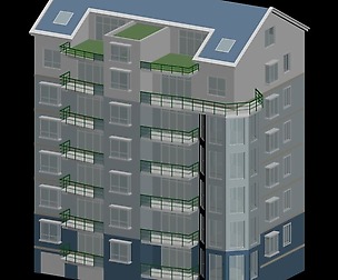 City Residential Garden villa office design  155