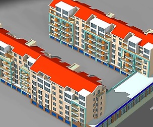City Residential Garden villa office design  175