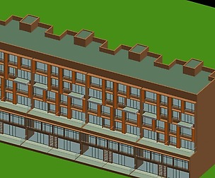 City Residential Garden villa office design  178
