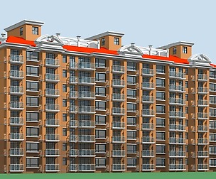 City Residential Garden villa office design  188
