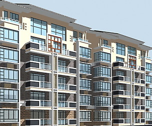 City Residential Garden villa office design  192