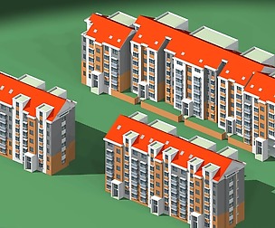City Residential Garden villa office design  194