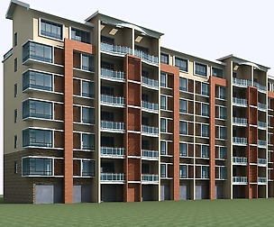 City Residential Garden villa office design  195