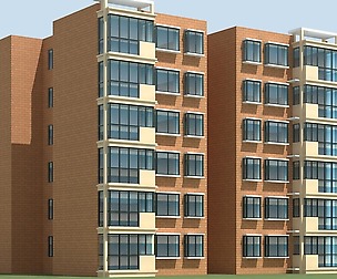 City Residential Garden villa office design  198