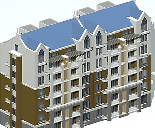 City Residential Garden villa office design  202