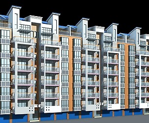 City Residential Garden villa office design  205